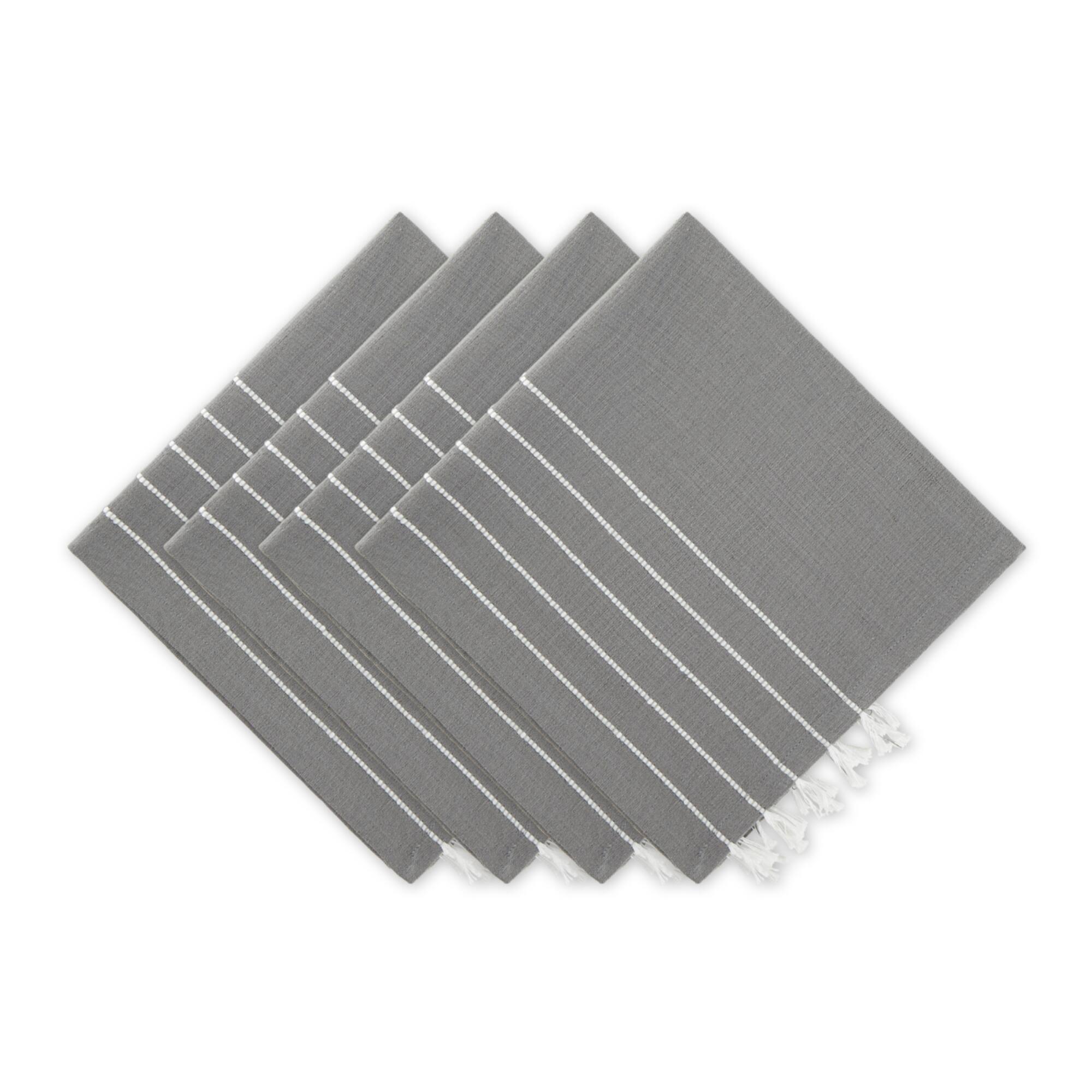 DII® Striped Tassel Napkins